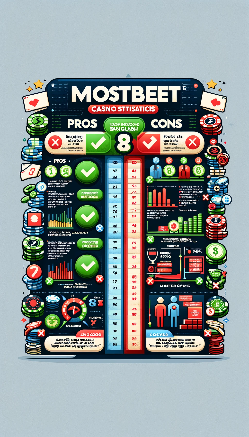 Pros and cons of Mostbet betting company